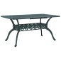 vidaXL Juego de comedor de jardín 5 piezas aluminio fundido verde vidaXL Juego de comedor de jardín 5 piezas aluminio fundido verde