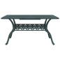 vidaXL Juego de comedor de jardín 5 piezas aluminio fundido verde vidaXL Juego de comedor de jardín 5 piezas aluminio fundido verde