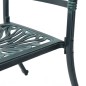 vidaXL Juego de comedor de jardín 5 piezas aluminio fundido verde vidaXL Juego de comedor de jardín 5 piezas aluminio fundido verde