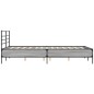 vidaXL Estructura cama madera ingeniería metal gris Sonoma 140x200 cm vidaXL Estructura cama madera ingeniería metal gris Sonoma 140x200 cm