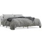 vidaXL Estructura cama madera ingeniería metal roble Sonoma 180x200 cm vidaXL Estructura cama madera ingeniería metal roble Sonoma 180x200 cm