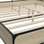 vidaXL Estructura cama madera ingeniería metal roble Sonoma 180x200 cm vidaXL Estructura cama madera ingeniería metal roble Sonoma 180x200 cm