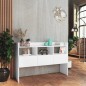 vidaXL Aparador de madera contrachapada blanco 105x30x70 cm vidaXL Aparador de madera contrachapada blanco 105x30x70 cm