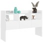 vidaXL Aparador de madera contrachapada blanco 105x30x70 cm vidaXL Aparador de madera contrachapada blanco 105x30x70 cm
