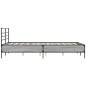 vidaXL Estructura cama madera ingeniería metal gris Sonoma 120x190 cm vidaXL Estructura cama madera ingeniería metal gris Sonoma 120x190 cm