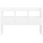 vidaXL Aparador de madera contrachapada blanco 105x30x70 cm vidaXL Aparador de madera contrachapada blanco 105x30x70 cm