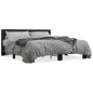 vidaXL Estructura de cama madera de ingeniería y metal negro 180x200cm vidaXL Estructura de cama madera de ingeniería y metal negro 180x200cm