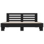 vidaXL Estructura de cama madera de ingeniería y metal negro 180x200cm vidaXL Estructura de cama madera de ingeniería y metal negro 180x200cm