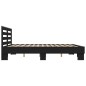 vidaXL Estructura de cama madera de ingeniería y metal negro 180x200cm vidaXL Estructura de cama madera de ingeniería y metal negro 180x200cm