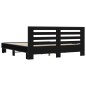 vidaXL Estructura de cama madera de ingeniería y metal negro 180x200cm vidaXL Estructura de cama madera de ingeniería y metal negro 180x200cm