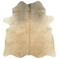 vidaXL Alfombra de piel de vaca auténtica beige 150x170 cm vidaXL Alfombra de piel de vaca auténtica beige 150x170 cm