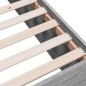 vidaXL Estructura de cama madera de ingeniería gris Sonoma 200x200 cm