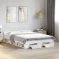 vidaXL Estructura cama con cajones madera ingeniería blanca 160x200 cm vidaXL Estructura cama con cajones madera ingeniería blanca 160x200 cm