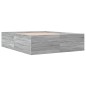 vidaXL Estructura de cama madera de ingeniería gris Sonoma 160x200 cm vidaXL Estructura de cama madera de ingeniería gris Sonoma 160x200 cm