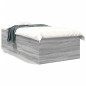 vidaXL Estructura de cama madera de ingeniería gris Sonoma 100x200 cm vidaXL Estructura de cama madera de ingeniería gris Sonoma 100x200 cm