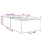 vidaXL Estructura de cama madera de ingeniería gris Sonoma 100x200 cm vidaXL Estructura de cama madera de ingeniería gris Sonoma 100x200 cm
