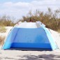 vidaXL Tienda de playa 2 personas impermeable apertura rápida azul