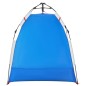 vidaXL Tienda de playa 2 personas impermeable apertura rápida azul
