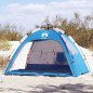 vidaXL Tienda de playa 2 personas impermeable apertura rápida azul vidaXL Tienda de playa 2 personas impermeable apertura rápida azul
