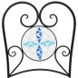 vidaXL Sillas de bistró plegables 2 uds cerámica azul y blanco vidaXL Sillas de bistró plegables 2 uds cerámica azul y blanco