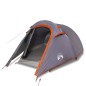 vidaXL Tienda de campaña túnel 3 personas impermeable gris y naranja vidaXL Tienda de campaña túnel 3 personas impermeable gris y naranja