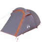 vidaXL Tienda de campaña túnel 3 personas impermeable gris y naranja vidaXL Tienda de campaña túnel 3 personas impermeable gris y naranja