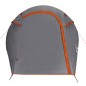 vidaXL Tienda de campaña túnel 3 personas impermeable gris y naranja vidaXL Tienda de campaña túnel 3 personas impermeable gris y naranja
