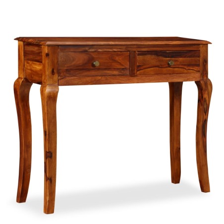 vidaXL Mesa consola de madera maciza de Sheesham 90x32x76 cm