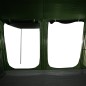 vidaXL Tienda de campaña familiar túnel 8 personas impermeable verde