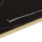 vidaXL Mesa consola acero inoxidable dorado y vidrio templado vidaXL Mesa consola acero inoxidable dorado y vidrio templado