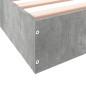 vidaXL Estructura de cama madera de ingeniería gris hormigón 90x190 cm vidaXL Estructura de cama madera de ingeniería gris hormigón 90x190 cm