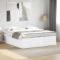 vidaXL Estructura de cama madera de ingeniería blanca 180x200 cm