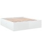 vidaXL Estructura de cama madera de ingeniería blanca 180x200 cm