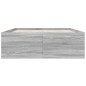 vidaXL Estructura de cama madera de ingeniería gris Sonoma 135x190 cm vidaXL Estructura de cama madera de ingeniería gris Sonoma 135x190 cm