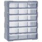 vidaXL Organizador multicajones con 18 cajones intermedios 38x16x47 cm vidaXL Organizador multicajones con 18 cajones intermedios 38x16x47 cm