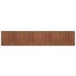vidaXL Alfombra rectangular bambú marrón 80x400 cm