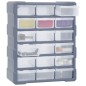vidaXL Organizador multicajones con 18 cajones intermedios 38x16x47 cm vidaXL Organizador multicajones con 18 cajones intermedios 38x16x47 cm