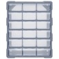 vidaXL Organizador multicajones con 18 cajones intermedios 38x16x47 cm vidaXL Organizador multicajones con 18 cajones intermedios 38x16x47 cm