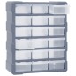 vidaXL Organizador multicajones con 18 cajones intermedios 38x16x47 cm vidaXL Organizador multicajones con 18 cajones intermedios 38x16x47 cm