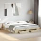 vidaXL Cama con cajones madera ingeniería roble Sonoma 200x200 cm vidaXL Cama con cajones madera ingeniería roble Sonoma 200x200 cm