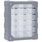 vidaXL Organizador multicajones con 18 cajones intermedios 38x16x47 cm vidaXL Organizador multicajones con 18 cajones intermedios 38x16x47 cm