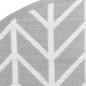 vidaXL Alfombra de exterior PP gris Ø200 cm vidaXL Alfombra de exterior PP gris Ø200 cm