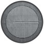 vidaXL Alfombra de exterior PP gris Ø200 cm vidaXL Alfombra de exterior PP gris Ø200 cm
