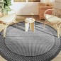 vidaXL Alfombra de exterior PP gris Ø200 cm vidaXL Alfombra de exterior PP gris Ø200 cm