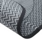 vidaXL Alfombra de exterior PP gris Ø200 cm vidaXL Alfombra de exterior PP gris Ø200 cm