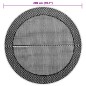 vidaXL Alfombra de exterior PP gris Ø200 cm vidaXL Alfombra de exterior PP gris Ø200 cm