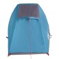 vidaXL Tienda de campaña túnel para 1 persona impermeable azul