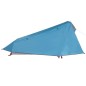 vidaXL Tienda de campaña túnel para 1 persona impermeable azul