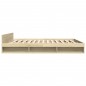 vidaXL Cama con cajones madera ingeniería roble Sonoma 180x200 cm vidaXL Cama con cajones madera ingeniería roble Sonoma 180x200 cm