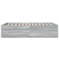 vidaXL Estructura de cama madera de ingeniería gris Sonoma 120x190 cm vidaXL Estructura de cama madera de ingeniería gris Sonoma 120x190 cm